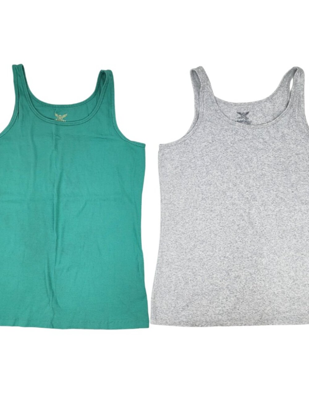 Bundle Lot of 6 Faded Glory Womens XL 16/18 Cotton Stretch Layering Tank Tops - Picture 2 of 13